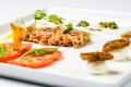 Rucola salad with dutch shrimp